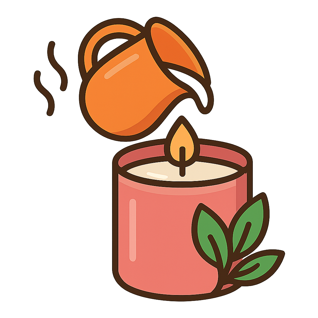 Hand-poured scented candles