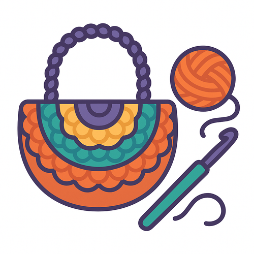 Crocheted accessories(scarves, hats)