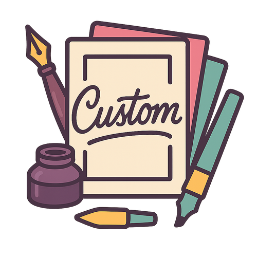 Custom calligraphy prints