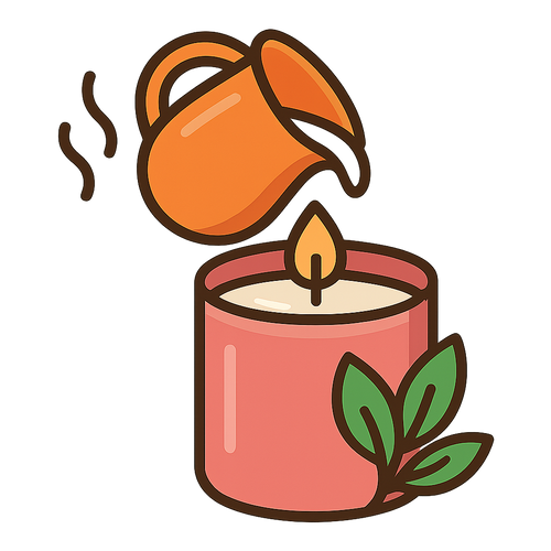 Hand-poured scented candles