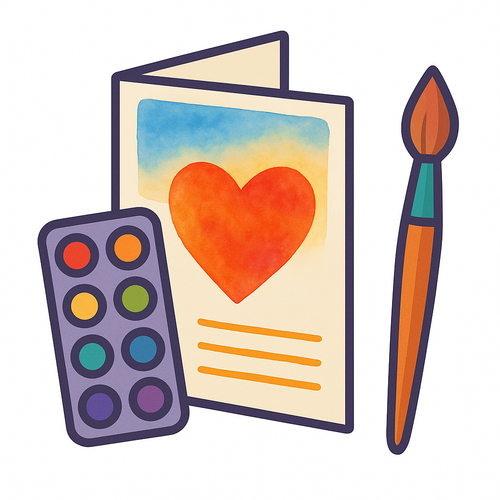 Watercolor greeting cards